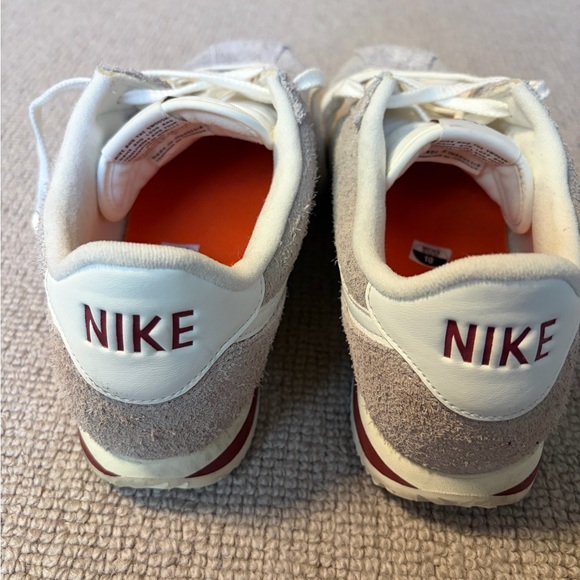 Nike Suede Gray and White Cortez Sneakers (Size 10) - Picture 7 of 10